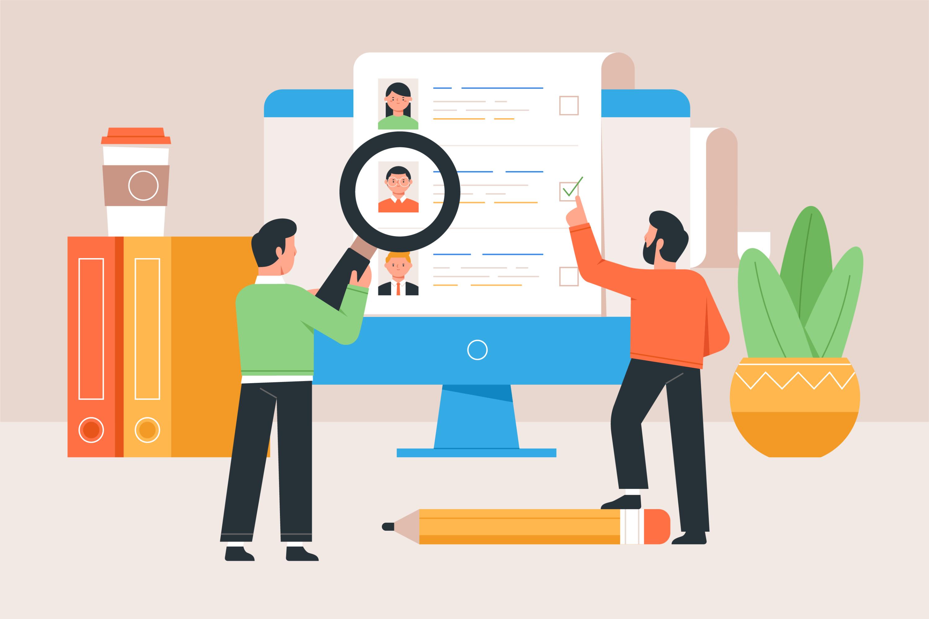 Hiring manager social media screening
